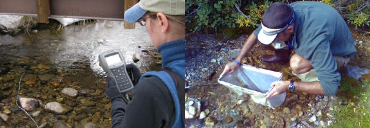 Men looking at a tablet.